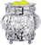 BLING Electric Candle Wax Melt Warmer- Crystal Silver